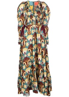 La Doublej Biennale graphic-print maxi dress