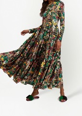 La Doublej Big floral-print maxi dress