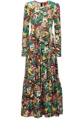 La Doublej Big floral-print maxi dress