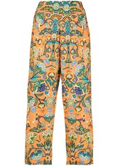 La Doublej all-over print trousers