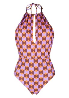 La Doublej Esther neck tie swimsuit