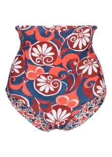 La Doublej Giga floral-print bikini bottoms