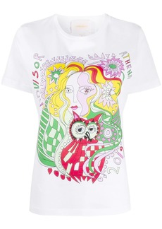La Doublej Goddess Athena Placed print T-Shirt