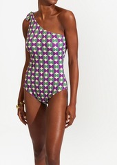 La Doublej Goddess graphic-print swimsuit
