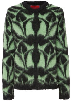 La Doublej intarsia-knit long-sleeve jumper