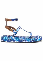 La Doublej Jazzy seashell-print sandals