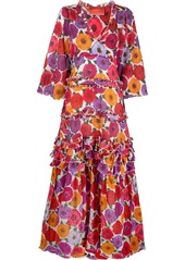 La Doublej Jeanne floral-print dress