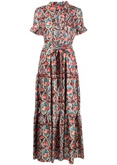 La Doublej Long And Sassy floral-print dress