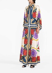 La Doublej Magnifico floral-print maxi dress