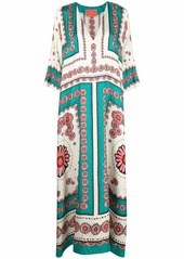 La Doublej Muumuu floral-print dress
