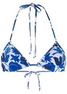 La Doublej printed string bikini bottoms