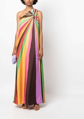 La Doublej Roy one-shoulder silk maxi dress