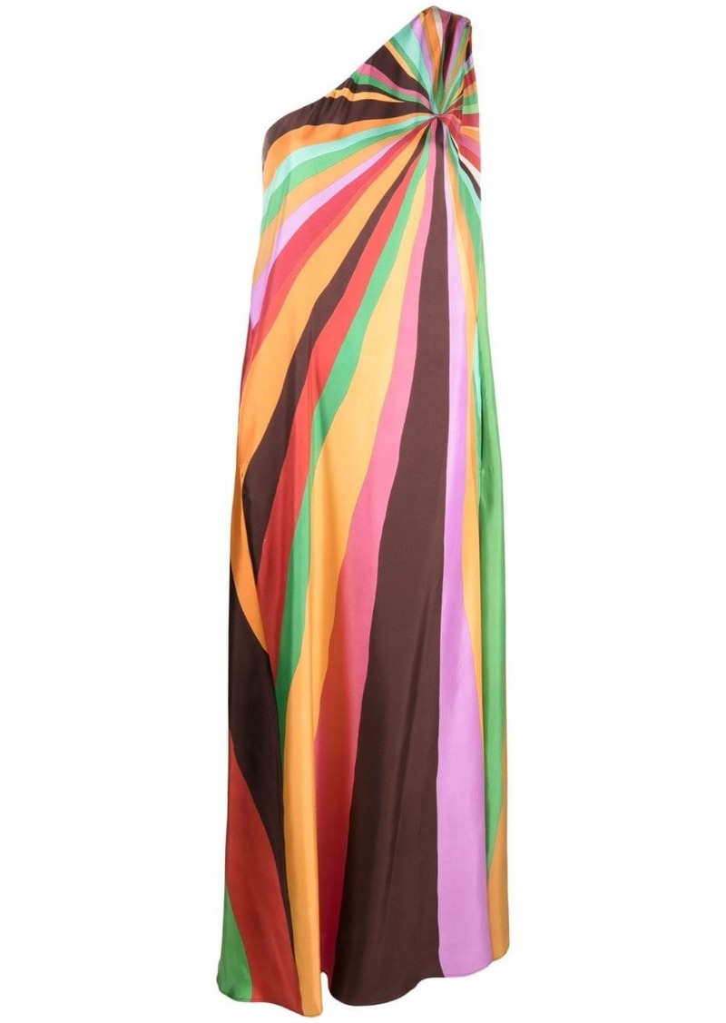 La Doublej Roy one-shoulder silk maxi dress