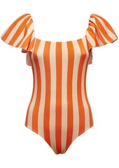 La Doublej Scarlett striped swimsuit
