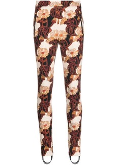 La Doublej stirrup floral print leggings