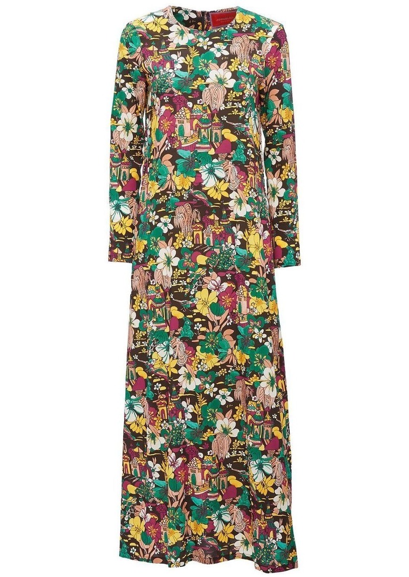 La Doublej Swing floral-print dress