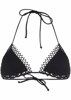 La Perla braided-detail halterneck bikini top