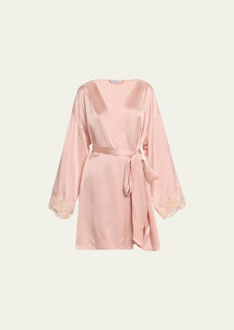 La Perla Maison Short Satin Robe