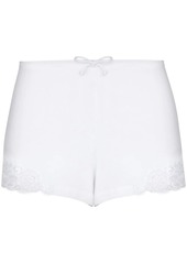 La Perla lace-trim cotton shorts