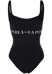 La Perla logo-print swim suit