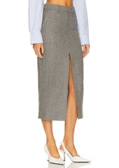 L'Academie x Marianna Kit Tweed Midi Skirt