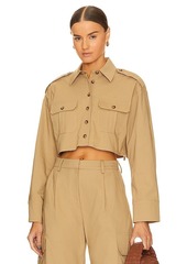 L'Academie x Marianna Selia Cropped Cargo Shirt