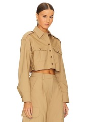 L'Academie x Marianna Selia Cropped Cargo Shirt