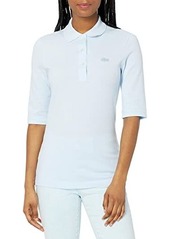 Lacoste Women's 3/4 Sleeve Pique Polo Shirt