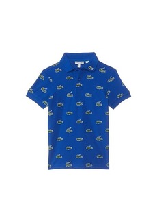 Lacoste All Over Croc Print Polo (Toddler/Little Kids/Big Kids)