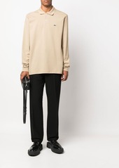 Lacoste appliqué-logo long-sleeve polo shirt