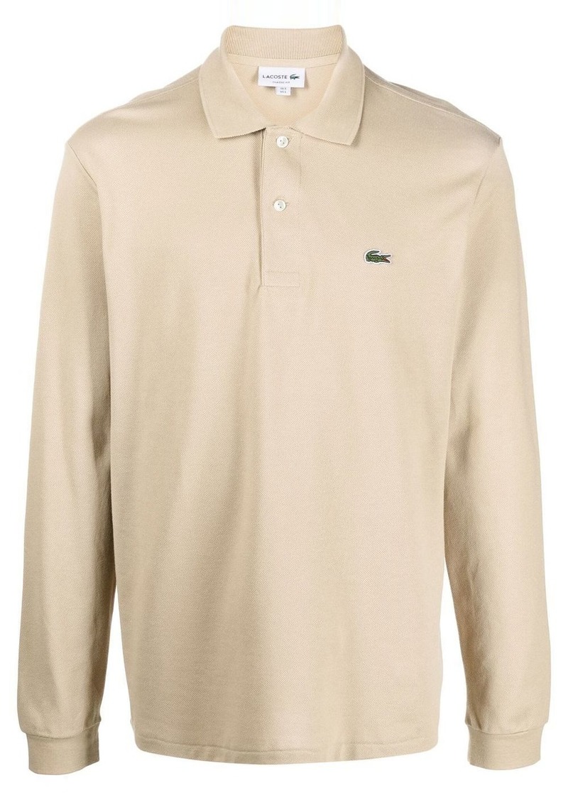 Lacoste appliqué-logo long-sleeve polo shirt