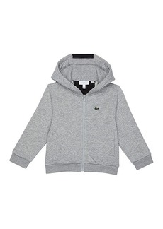 Lacoste Classic Graphic Back Panel Hooded Full Zip (Toddler/Little Kids/Big Kids)