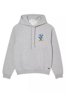 Club Lacoste Logo Graphic Hoodie