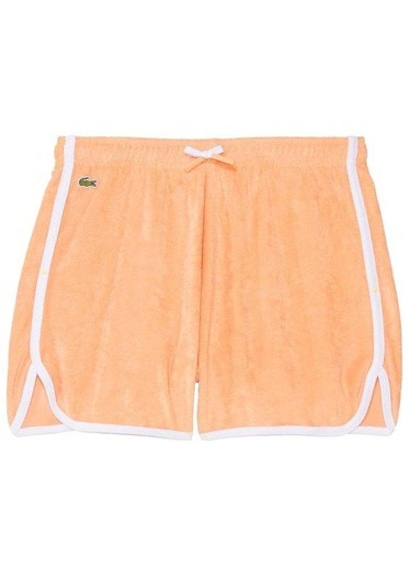 Lacoste Color Blocked Bouclette Drawstring Shorts (Little Kid/Toddler/Big Kid)