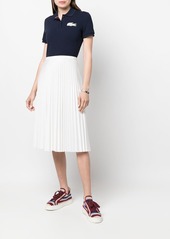 Lacoste fully-pleated midi-skirt