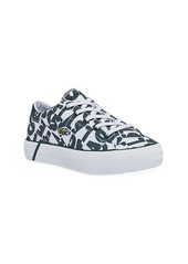 Lacoste Girl's Gripshot Canvas Printed Sneakers