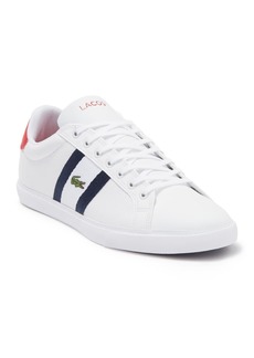 Lacoste Grad Vulc 120 Low Top Sneaker in 407 Wht/nvy/red at Nordstrom Rack