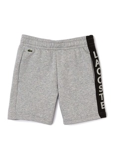 Lacoste Grey Monogram Side Logo Shorts
