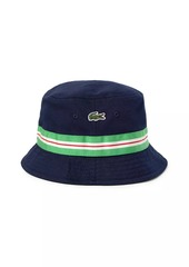 Lacoste Grosgrain Striped Bucket Hat