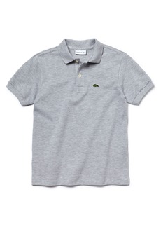 Lacoste Pique Cotton Polo in Silver Grey Chine at Nordstrom