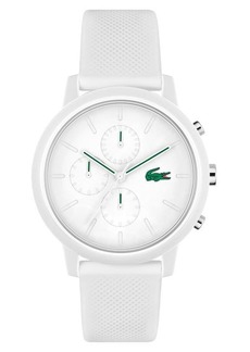 Lacoste 12.12 Chronograph Silicone Strap Watch