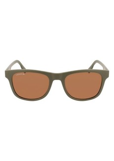 Lacoste 54mm Modified Rectangular Sunglasses
