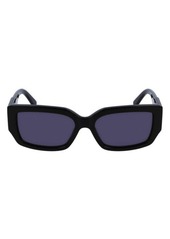 Lacoste 55mm Rectangular Sunglasses