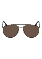 Lacoste 57mm Aviator Sunglasses in Gold at Nordstrom Rack