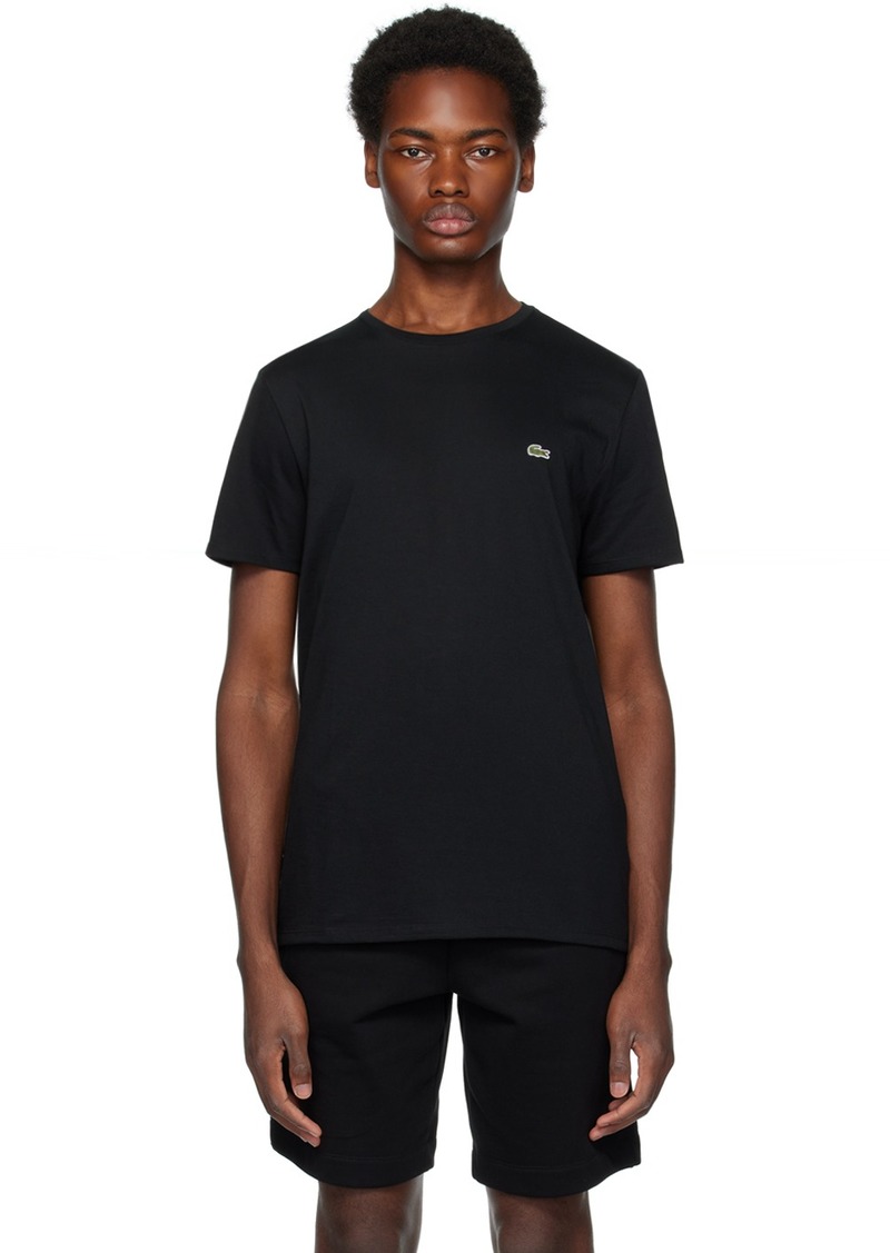 Lacoste Black Crewneck T-Shirt