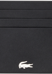 Lacoste Black Fitzgerald Leather Card Holder