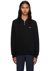 Lacoste Black Half-Zip Sweater