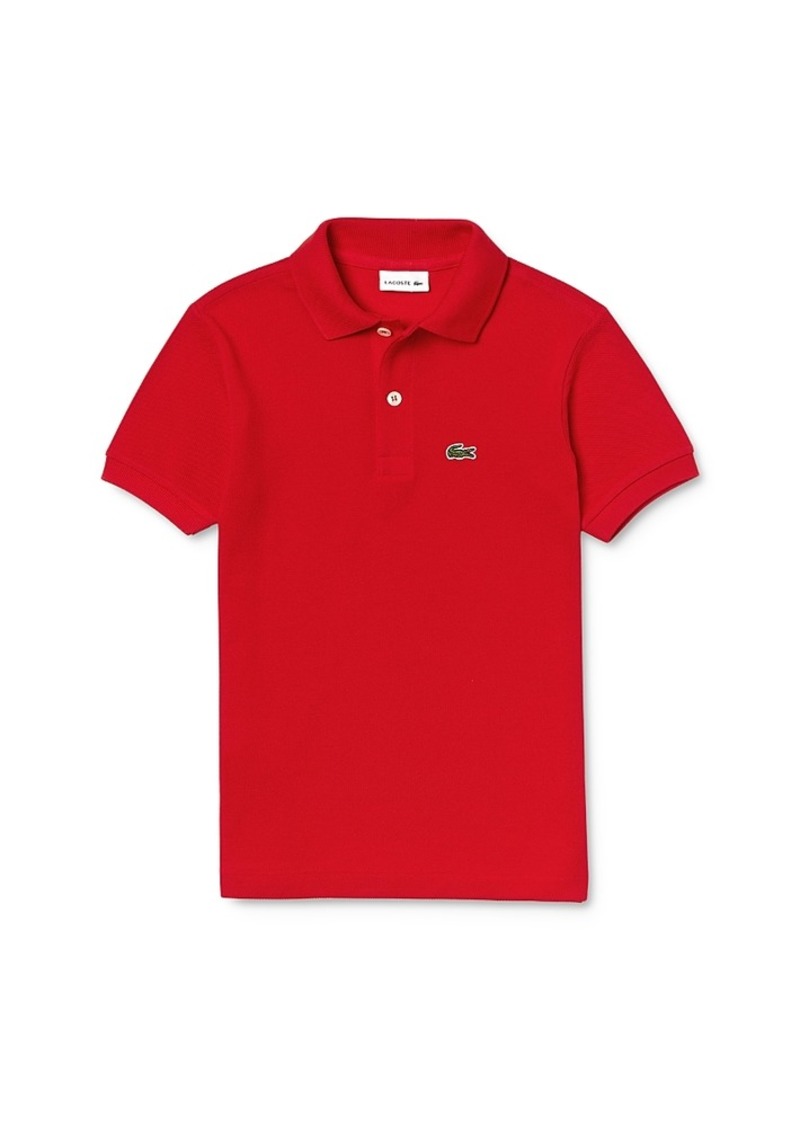 Lacoste Boys' Classic Pique Polo Shirt - Little Kid, Big Kid