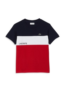 Lacoste Boys' Colorblock Logo Tee - Little Kid, Big Kid