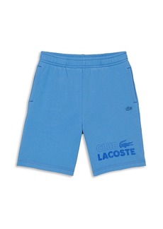 Lacoste Boys' Organic Cotton Fleece Logo Shorts - Little Kid